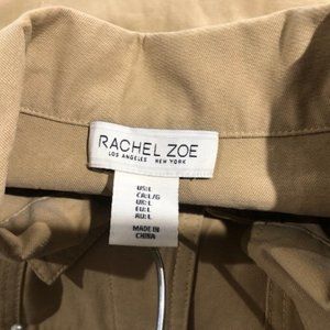 Rachel Zoe Long Sleeve Khaki Jacket Size L